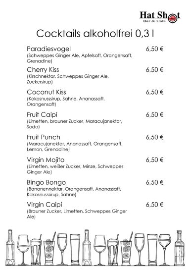 Cocktails alkoholfrei 0,3 L